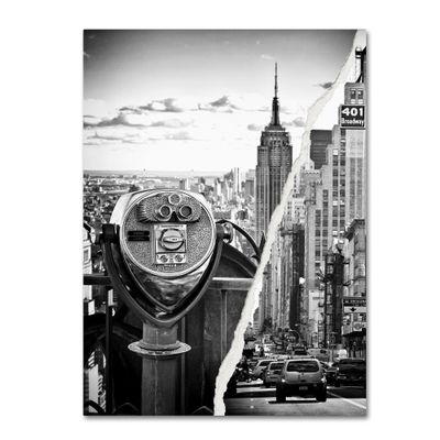 Trademark Fine Art Looking to New York City by Philippe Hugonnard Wall Decor, 18 by 24"