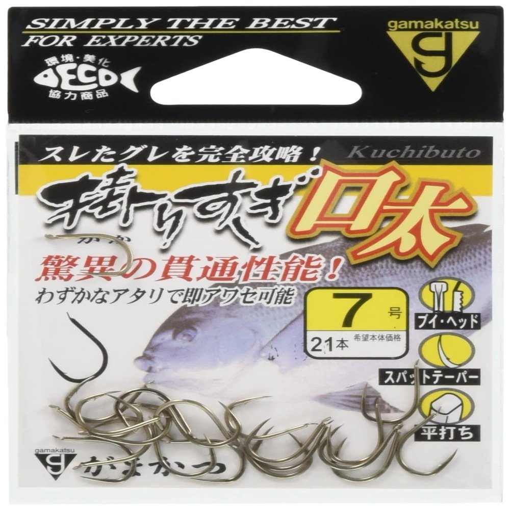 Gamakatsu Hanging Squirrel Hook, Thick Mouth, No. 7 Fishing Hook