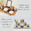 Buddhist altar tea kettle, mini altar and modern budanni, Arita ware Buddhist altar, Ayaka, Miyazakura Pink, Peach, Made in Japan, Sun Meny view 3