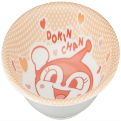 Anpanman 079534 Dokin-chan Curry Plate, 6.7 inches (17 cm), Children's Tableware, Orange