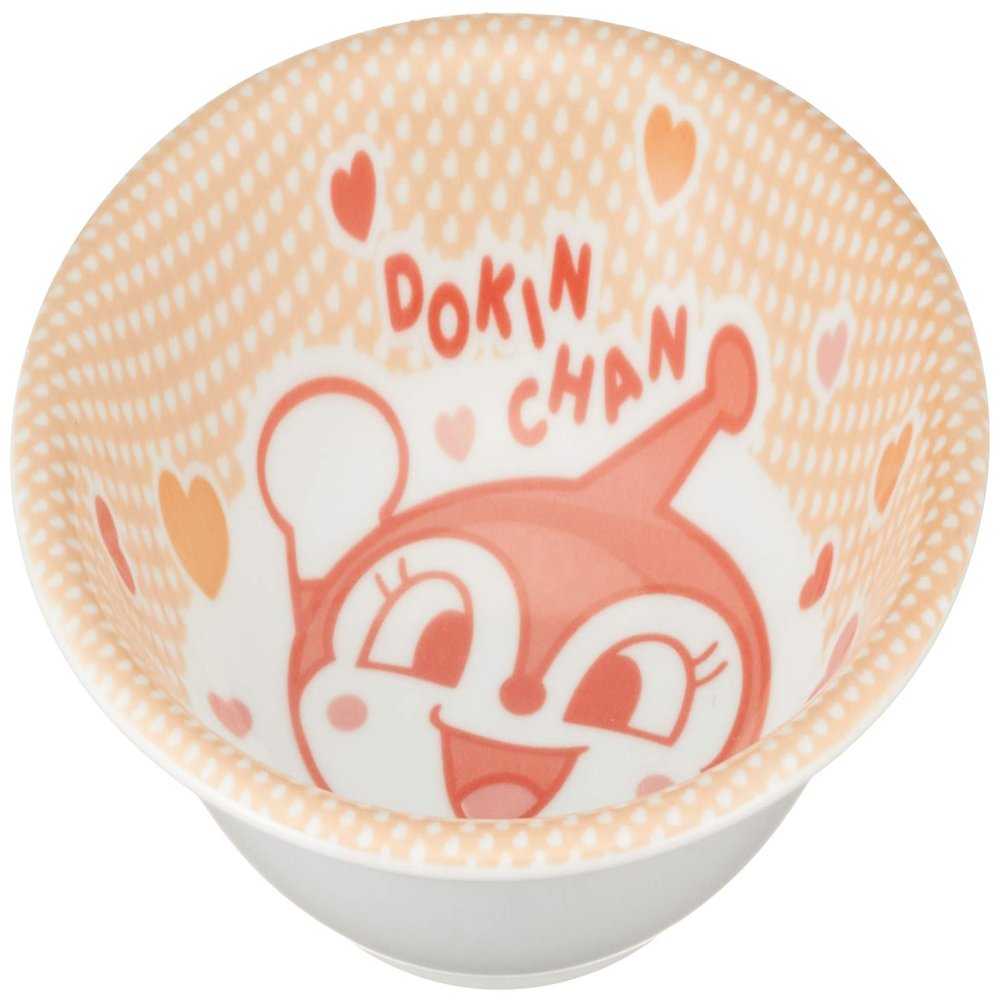 Anpanman 079534 Dokin-chan Curry Plate, 6.7 inches (17 cm), Children's Tableware, Orange