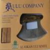 Alaska Ulu Cultured Antler with Etched Alaska Design Stainless Blade view 3