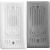Gentex GX93-W Fire Evacuation, 12VDC/24VDC Remote Mini-Horn for Supervised Systems - Off-White Faceplate view 1
