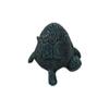 Hampton Nautical Cast Iron Turtle Metal Art, Seaworn Blue view 1