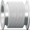 Bellows Hose Metal Kf-25, 4" Length, 0.1m Length Vacuum Fitting, Stainless Steel view 1