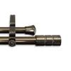 A&F Rod Decor - Gabe Double Curtain Rod 120-170 inch - Antique Brass view 1