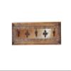 Big Ranch Cowhide Leather Rustic Hat Rack view 1