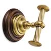 StilHaus G13-25-637509822767 Giunone Collection Chrome Brass Double Towel Hook, Bronze view 1
