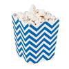 Mini Blue Chevron Popcorn Boxes(2 units) view 1
