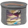 Hat Storage Box for Women and Men Travel Felt Round Foldable Sturdy Large Storage 17 x 11 Inches view 1