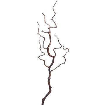 Arcadia Silk Plantation 29.5" Glittered Curly Branch Brown Glittered (Pack of 24)