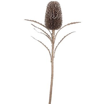 Arcadia Silk Plantation 27.5" Glittered Banksia Spray Gold Tiffany (Pack of 12)