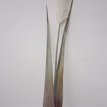 80" Glittered Pampas Grass Spray Tan Glittered (Pack of 12)