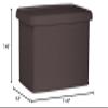 Stefanplast "Elegance Storage Box, Mocha, 19 x 29 x 16 cm view 4