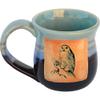 ALWAYS AZUL POTTERY Snow Owl Mug in Mountain Waves Glaze - Handmade Ceramic Coffee Mug - Stylish and Unique Handcrafted Artistic Drinkware - Polished Clay Cups, Great for Coffee, Tea, and Art Lovers view 1
