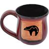 ALWAYS AZUL POTTERY Spirit Bear Mug in Real Red Glaze - Handmade Ceramic Coffee Mug - Stylish and Unique Handcrafted Artistic Drinkware - Polished Clay Cups, Great for Coffee, Tea, and Art Lovers view 1