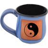 ALWAYS AZUL POTTERY Yin Yang Mug in Real Blue Glaze - Handmade Ceramic Coffee Mug - Stylish and Unique Handcrafted Artistic Drinkware - Polished Clay Cups, Great for Coffee, Tea, and Art Lovers view 1