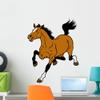 Wallmonkeys Cartoon Horse Wall Decal Peel and Stick Animal Graphics (24 in H x 20 in W) WM69030 view 1