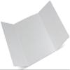 Gatefold Invitation Enclosure - 5 x 7, Metallic Silver, 25 pack view 1
