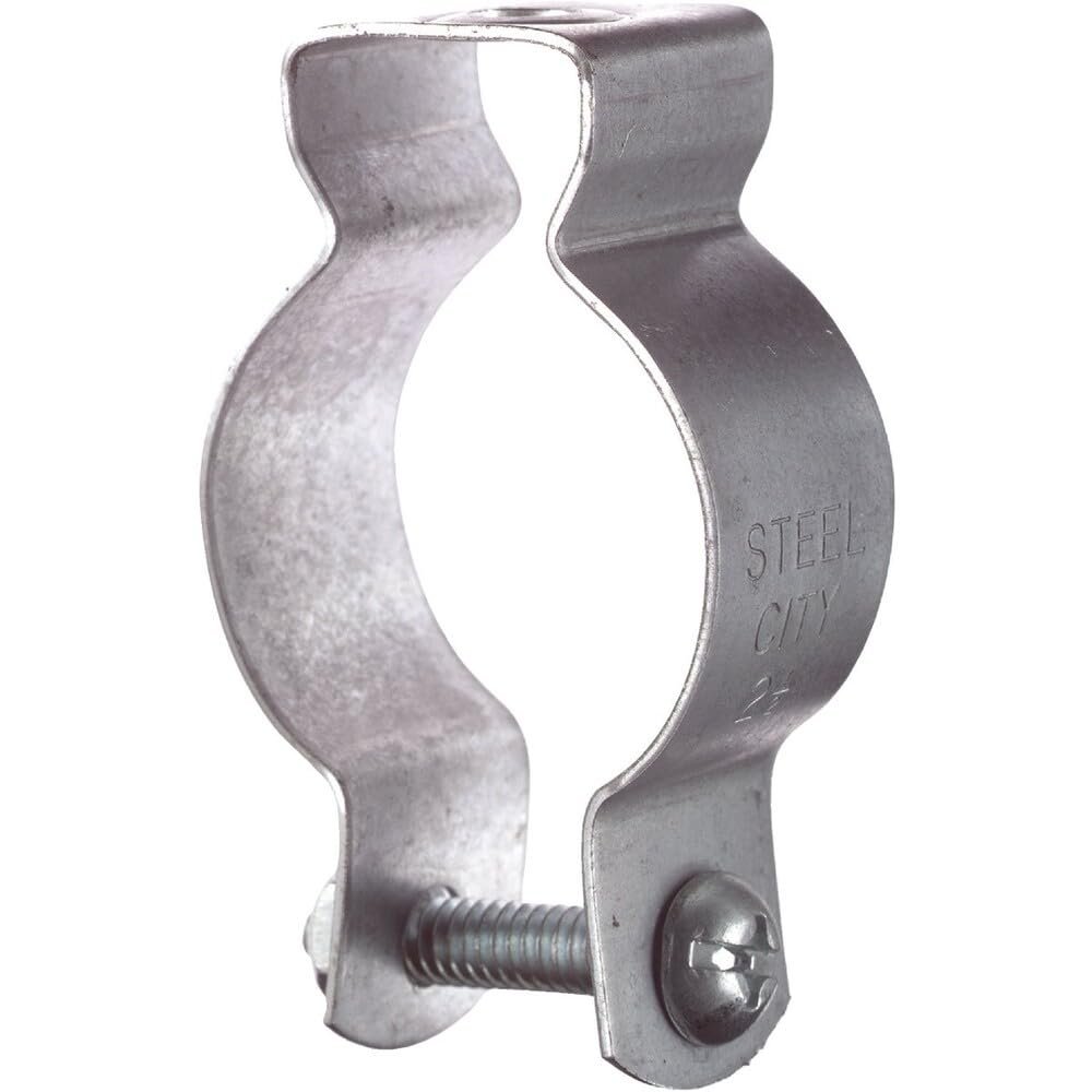 Halex 3/8 in. to 1/2 in. EMT, IMC, or Rigid 500 Lb. Capacity Conduit Hanger (5-Pack) - 1 Each
