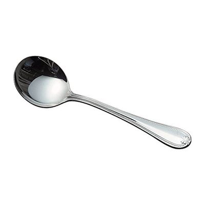 Arasawa Seisakusho Alphact Lorraine Soup Spoon, 18-8 Stainless Steel