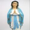 38 1/2" Large Our Lady of Lourdes Blessed Virgin Mary Statue Sculpture Figure Blue Made in Italy Indoor Outdoor view 2