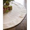 Balsam Hill Berkshire Christmas Ivory Tree Skirt - Elegant Quilted Tree Base That Beautifully Conceals Your Stand and Enhances Your Holiday Decorating, Ivory, 60" view 1