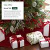 Balsam Hill Lancaster Quilted Christmas Tree Skirt - Reversible Tree Skirt with Metallic Gold Threading, Ivory White, 72" view 4