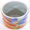 ART ESCUDELLERS Porcelain Pencil Pot/Pen Holder Decorated in TRENCADIS Gaud Style. (Colour Aurora). 2.36'' x 2.36'' x 4.33'' view 3