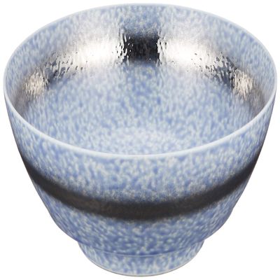(Aritayaki Utsuwa) Arita Ware R0146 Ultimate Ramen Pot, Pottery Kiln Aobuki Platinum Belt
