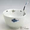 (Aritayaki Utsuwa) Ramen Spoon, Ultimate Forenge, Denpei Kiln Old Fish (Black), Porcelain, 1 pc view 3