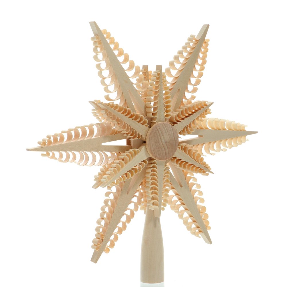Christmas Tree Point Christmas Tree Topper Tree Point Christmas Decoration 24cm ore Mountains New