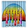 66(W)x72(H)-Inch Waterproof Bathroom African Women Head Holding Stean Shower Curtain to fit bath tubs view 1