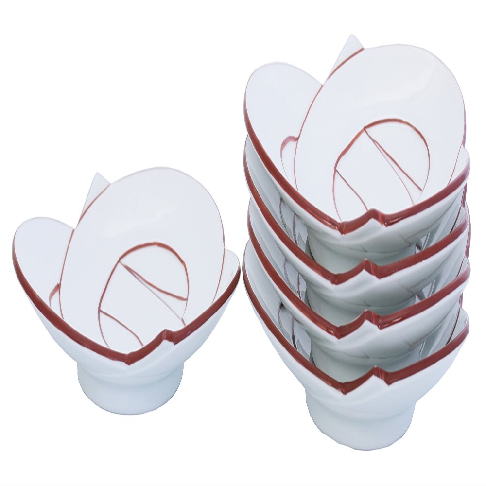 24to3 Nishitomi Pottery Arita Ware Plate Set, Tasei Kiln Knot, Small Plate, Plate, Plate, Diameter Approx. 3.9 inches (10 cm), 5 Pieces, New Year's Tableware, Made in Japan
