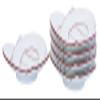 24to3 Nishitomi Pottery Arita Ware Plate Set, Tasei Kiln Knot, Small Plate, Plate, Plate, Diameter Approx. 3.9 inches (10 cm), 5 Pieces, New Year's Tableware, Made in Japan view 1