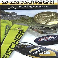 OLYMPIC REGION 2915 SUMMER EVENTS & ACTIVITIES /WHITEFACE LAKE PLACID NEW YORK /HUGE FOLDOUT BROCHURE++++