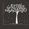 MairGwall Fall Tree Wall Decal Monochromatic Tree Decal Baby Nursery Wall Decor 78"H X 87"W (Dark Brown Tree) view 3