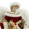 Windy Hill Collection 14" Inch Standing Red Floral Angel Christmas Tree Topper or Table Top 416570 view 2