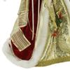 Windy Hill Collection 14" Inch Standing Red Floral Angel Christmas Tree Topper or Table Top 416570 view 3