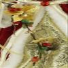 Windy Hill Collection 14" Inch Standing Red Floral Angel Christmas Tree Topper or Table Top 416570 view 4