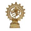 Aakrati Lord Shiva in Dancing Position (Natraj) Metal Made Gift Yellow view 1