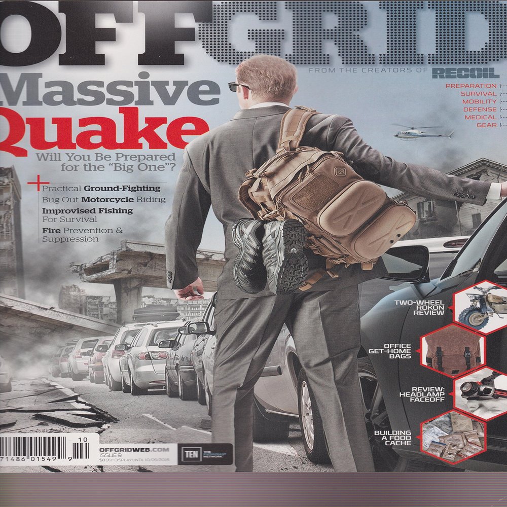 OFFGRID MAGAZINE #9 2015, MASSIVE QUAKE.