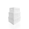 ARPAN Paper Rope Woven Storage Xmas Hamper Basket Box with White Cloth Lining, Large, Meidum, Small view 1