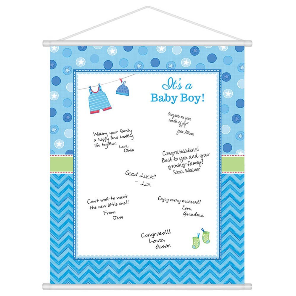 Amscan "It's a Baby Boy" Sign-In Sheet