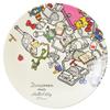 Skater melamine plate 20cm Doraemon Kitty MPL20P view 2