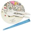 Skater melamine plate 20cm Doraemon Kitty MPL20P view 3