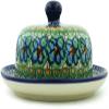 Polmedia Polish Pottery Dish with Cover UNIKAT - Mardi Gras Pattern Handmade in Boleslawiec Poland by Ceramika Artystyczna + Certificate of Authenticity view 3