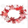 Abbott Collection Nordic Wreath Napkins (20 Pack) view 1