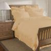 400 Thread Count 3 Piece Edge Ruffle Duvet Cover Set with Matching Pillow Shams California Queen 100% Egyptian Cotton Beige view 1