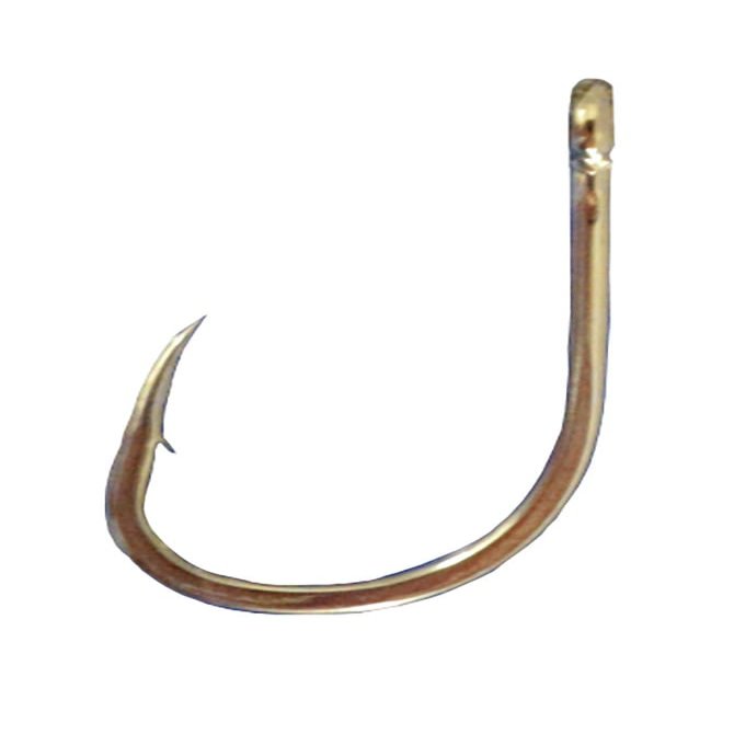 Gamakatsu Iseama Ring Eye Hook Gold Size 5,16 Per Pack (9375)